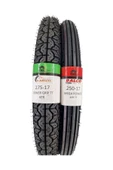 HONDA CUP, RKS WINNNER, MONDIAL, 275-17 TT ve 250-17 TT Tubetype Lastik Set - 3