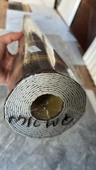 120cmx300cm Tek Parça Yapışkanlı Rulo Gold Çizgili Eskitme Parlak Duvar Paneli Kağıdı Pendik QM0140 - 5