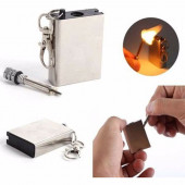 Zippo Benziniyle Çalışan Metal Kibrit Çakmak Kamp Ateş Başlatıcı Magnezyum Çubuk - 1