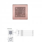 Vortice Punto Evo Gold Rosa Pink Mimari Uygulama İdeal Tasarım Kesintisiz Çalışma Havalandırma Fanı Banyo Mutfak AGMair Agm - 3