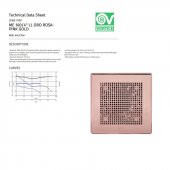 Vortice Punto Evo Gold Rosa Pink Mimari Uygulama İdeal Tasarım Kesintisiz Çalışma Havalandırma Fanı Banyo Mutfak AGMair Agm - 4