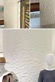 Felix Stone 60cmx120cm Esnek Taş Beton Panel Suya Ateşe Neme Dayanıklı Bahçe Ev Ofis Karavan Kaplama - 4