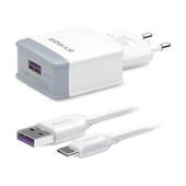 HüSo_Samsung Galaxy Z Flip 5G Uyumlu Type-C Girişli Hızlı Şarj Cihazı Seti Adaptör+Kablo Q32 3.0A - 1