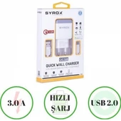 HüSo_Samsung Galaxy Z Flip 5G Uyumlu Type-C Girişli Hızlı Şarj Cihazı Seti Adaptör+Kablo Q32 3.0A - 3