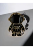 DUBİGOLD TELEFON KILIFI İÇİN ASTRONOT STAND APARATI TELEFON TUTUCU UYUMLU YATAY DİKEY STAND - GOLD KÖŞELİ - 1