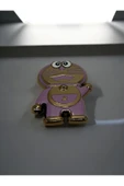 DUBİGOLD TELEFON KILIFI İÇİN APARATI TELEFON TUTUCU UYUMLU DORAEMON STAND - MOR - 1