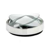 Vantuzlu Oto Kör Nokta Aynası Ayarlanabilir Tak-çıkar Dönerli Prizmatik 360 Derece Krom Çerçeveli - 4