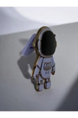 DUBİGOLD TELEFON KILIFI İÇİN ASTRONOT STAND APARATI TELEFON TUTUCU UYUMLU YATAY DİKEY STAND - TURKUAZ - 2