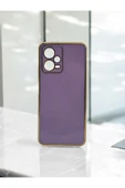 DUBİGOLD XİAOMİ REDMİ NOTE 12 5G UYUMLU PARLAK GOLD DETAYLI BARK TELEFON KILIFI - 1