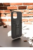 DUBİGOLD İPHONE 12 PRO MAX UYUMLU METAL YÜZÜKLÜ MIKNATISLI ZIRHLI TANK KILIF - 2