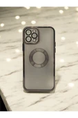 DUBİGOLD İPHONE 12 PRO UYUMLU KAMERA KORUMALI LOGO GÖSTEREN OMEGA KILIF - 1