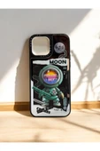 DUBİGOLD İPHONE 13 PRO MAX UYUMLU MOON YAZILI AYNALI TELEFON KILIFI - 1