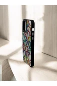 DUBİGOLD İPHONE 12 UYUMLU KALP DESENLİ AYNALI TELEFON KILIFI - 3