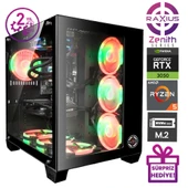 RaXius Zenith Z1 R5 3050-56A001 Ryzen5 5600 16GB 512SSD RTX3050 8 GB FreeDOS Gaming Masaüstü Bilgisayar - 2