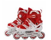 6062cn M Işıklı Ayarlanabilir Paten 35-38 (Kırmızı, Mor, Mavi, Pembe Renkler) - 7