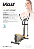 Voit D70 Bronze Collection Eliptik Kondisyon Bisikleti | Bluetooth Destekli, 8 Kademe Direnç, LED Göstergeli, Nabız Ölçerli - 3