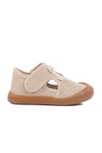 Ayakmod Bej Cırtlı Ortopedik Unisex Bebek Ayakkabı 25T101 İA - 1