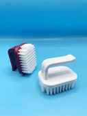 Gıda Sınıfı Sebze ve Meyve Yıkama Fırçası - 3 Yumuşak Kıl - Karışık Renkli - 2