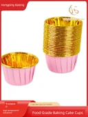 Yağa Dayanıklı Lale Muffin Kek Kağıdı - Kahverengi - 200 Adet - 6