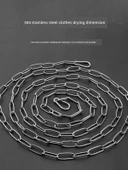 304 Paslanmaz Çelik Yaylı Mandallı Çamaşır İpi - 3mm Kalınlık - 2 Metre - 3