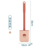 360 Derece Evrensel Silikon Fırçalı Klozet Temizleyici - Mavi Sarı (2 Adet) thumbnail 6