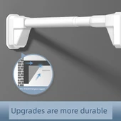 Minimalist Beyaz Çamaşır Kurutma Askısı - 0.7-1.2m Uzayabilir, 248kg Taşıma Kapasiteli - 1