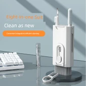 Elektronik Temizleme Seti - 8'i 1 Arada Sprey ve 2 Nano Bez - 1