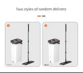 40cm Paslanmaz Çelik Saplı Mop + Yükseltilmiş Kazıyıcı + 6 Kalın Bez - 8