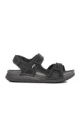 Ayakmod Siyah Anatomik Cırtlı Erkek Spor Sandalet 86.002 M - 1