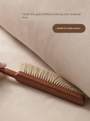 Sandal Ağacı Büyük Yünlü Yatak Fırçası - Yatak Süpürme Fırçası thumbnail 4