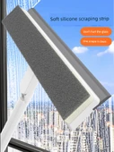 Cam Sileceği - 26cm Uzatma Çubuklu, 2 Pamuk Başlıklı, Çift Amaçlı - 3