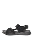 Ayakmod Siyah Anatomik Cırtlı Erkek Spor Sandalet 86.002 M - 2