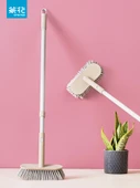 Uzun Saplı Sert Kıllı Banyo Yer Fırçası + Kanca - 2