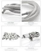 PVC Kaplı Çelik Halat Çamaşır İpi - 3mm x 10m thumbnail 12