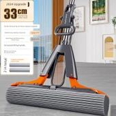 Çift Kanatlı Sünger Paspas - 33cm + 2 Yedek Başlık - 1