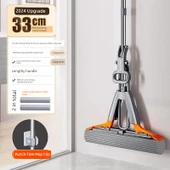 Asılı Sünger Paspas - 33cm + 2 Yedek Başlık + Paspas Klipsi - 1