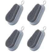 Asılı Çok Amaçlı Ev Tipi Elbise Temizleme Fırçası - Gri 4 thumbnail 1