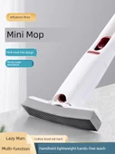 Mini Masaüstü Mop - Geliştirilmiş 1 Mini Mop + 2 Pamuk Başlık - 2