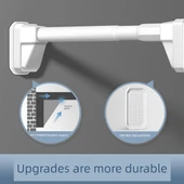 Duvara Monte Katlanabilir Çamaşır Kurutma Askısı - Beyaz Yük Taşıma Güçlendirmesi, 3.7~4.4 Metre Duvar Mesafesi [80.00kg Yük Taşıma] - 1
