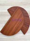 Ahşap Krep Spatulası - Kızılcık Armut El Kazıyıcı 19x10cm - 5