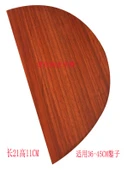 Ahşap Krep Spatulası - Yarım Yuvarlak Kızılcık Armut 21x11cm 8mm - 6