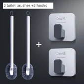 Kancalı S Tipi Tuvalet Fırçası - 2'li Paket thumbnail 1