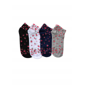 London Socks 4’lü Çiçek Desenli Tenis Çorap - 1