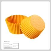 Cupcake Kağıdı - Küçük Sarı (2.5cm Tabanlı) thumbnail 1