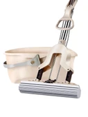 Sünger Paspas - 33cm Teleskopik Sap, 2 Başlık - 5