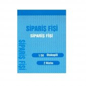 Sipariş Fişi Mini Otokopili 1-50 10x14 Gürmat Sipariş Fişi Kendinden Karbonlu 50 Sayfa 3 Adet - 2