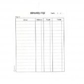 Sipariş Fişi Mini Otokopili 1-50 10x14 Gürmat Sipariş Fişi Kendinden Karbonlu 50 Sayfa 3 Adet - 4