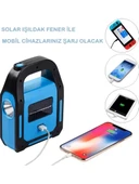 QASUL 3 Kademeli USB Powerbank Çıkışlı Şarjlı Kamp Feneri - 2