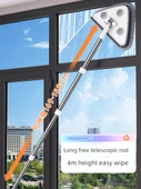 Cam Sileceği - 119cm Sap, 25cm Başlık, Şönil Bezli - 4