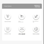 Banyo Tuvalet Fırçası Seti - İki Korumalı (2'li Set) thumbnail 8